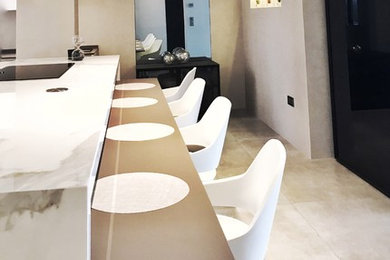 Design ideas for a modern home design in Malaga.