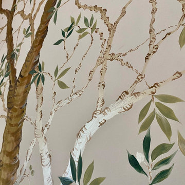 Chinoiserie cherry tree private commission