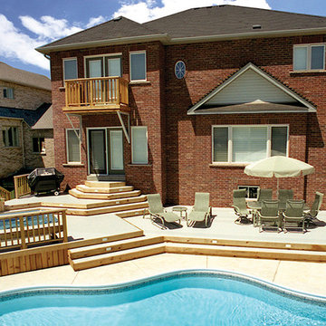 decks with pools.