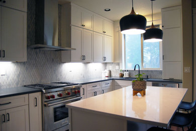 Inspiration for a contemporary kitchen remodel in Portland