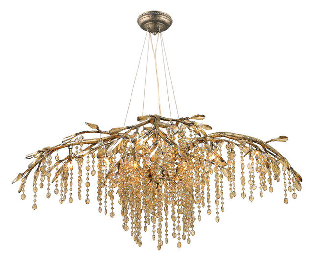 Autumn Twilight 12-Light Chandelier, Mystic Gold - Traditional ...