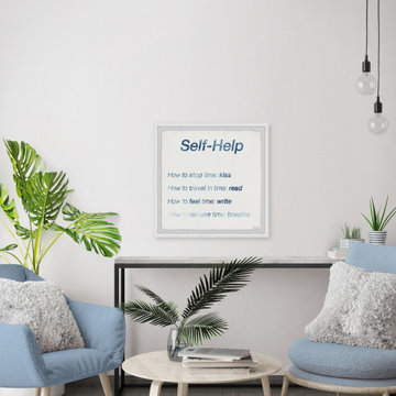 "Self-help" Framed Painting Print