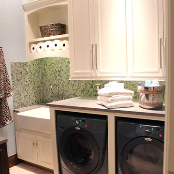 Transitional Laundry Room
