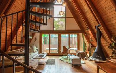 Houzz TV: Showing Her Creative Side in a Classic Los Angeles A-Frame