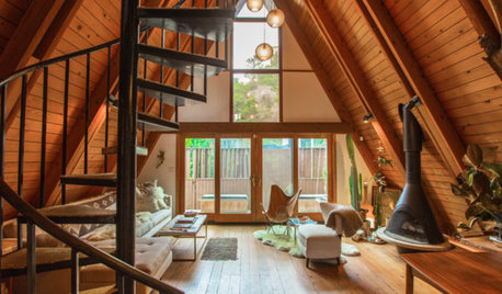 Houzz TV: A Mid-Century A-Frame Revamped for Creative Living