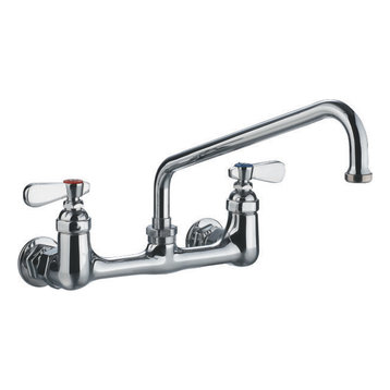 Whitehaus Kitchen Utility Faucet With Polished Chrome Finish WHFS9814-12-C