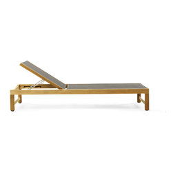 Ethimo Sand Sunbed - Outdoor Chaise Lounges