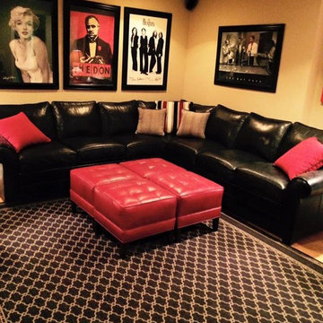 Home Theater design by Inger Gilstrap