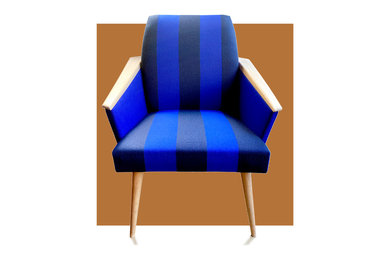 Massey Chair, modern reupholstery