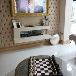 55" Barbican Gold Mirror TV Frame - Products