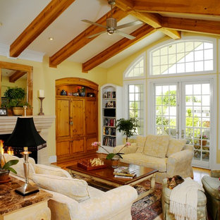 Vaulted Ceiling Bookshelf Houzz