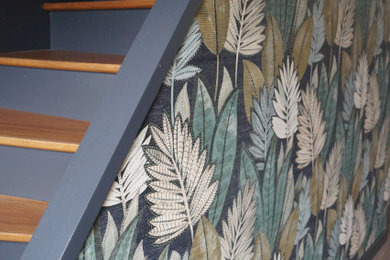 レンヌにある巨大なトロピカルスタイルのおしゃれな階段 (壁紙) の写真