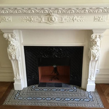 Examples of our beautifully restored antique floors in their new homes