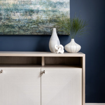 Dining Room in Shades of Blue