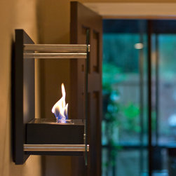 Bluworld - Nu-Flame Wall-Mounted Radia Ethanol Fireplace - Indoor Fireplaces
