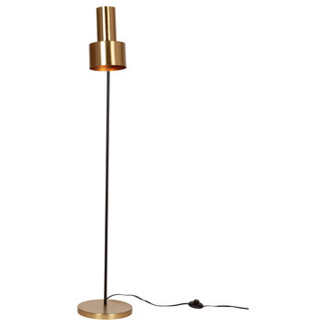 Spotlight Brass Floor Lamp, Brass