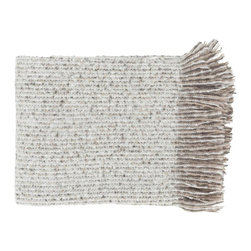 Mudari Charcoal Acrylic Throw - Throws
