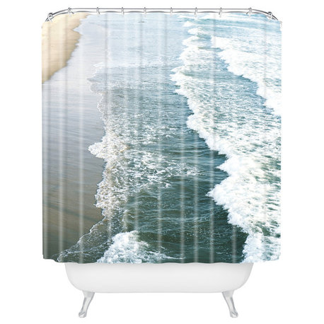 Deny Designs Bree Madden Shore Waves Shower Curtain