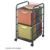 Scranton & Co Mesh File Cart with 2 File Drawers