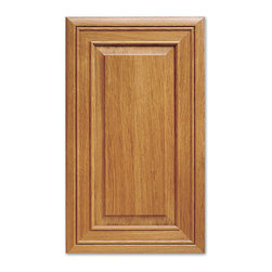 Manhattan Cabinet Door from CabinetNow.com shown in White Oak - Kitchen Cabinetry