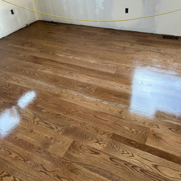 Installation, Sanding and Refinishing variation sizes white oak