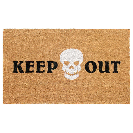 RugSmith Multi Machine Tufted Keep Out Doormat, 18" x 30"