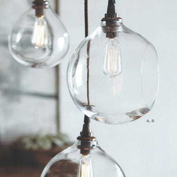 Roost Glass Bubble Lamps & Edison Candelabra Bulbs **Next Day Shipping - - Floor Lamps