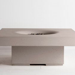Halo Elevated Fire Pit Available in a Range of Colours - Fire Pits
