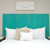 Handcrafted Headboard, Hanger Style, Turquoise, King