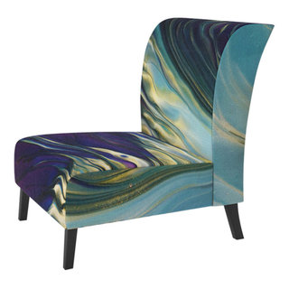 Beautiful Mixed Abstract Fluid VII Chair - Contemporary - Armchairs And ...