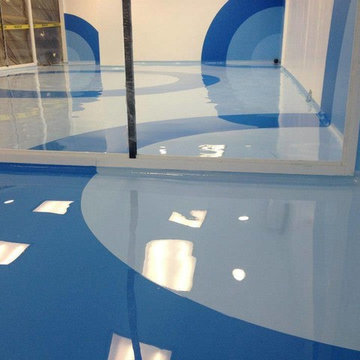 A few interior projects completed with Elite Crete Systems products.