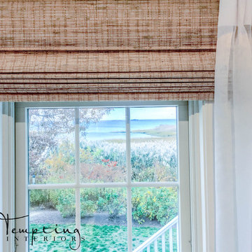 Living Room Remodel with Coastal Safari Design
