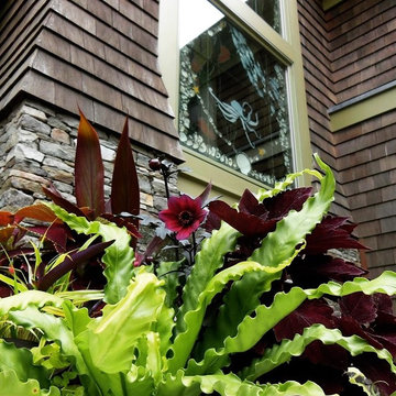 Seaside garden in Rhode Island