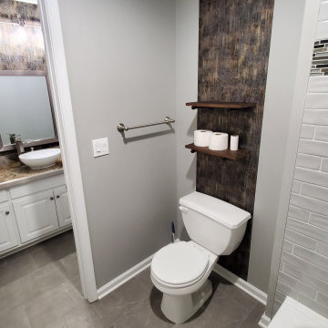 Rustic and Elegant Jack & Jill Bathroom Update