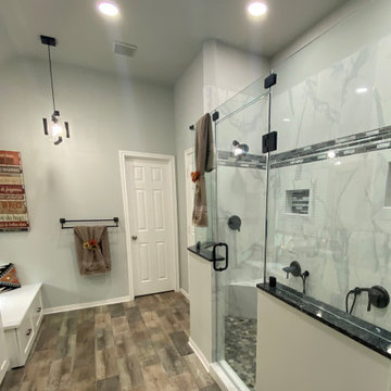 Beautiful master bathroom. Client TW