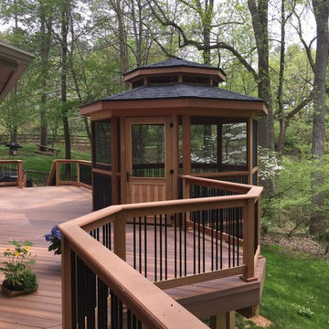 Mahogany Pagoda Roof Gazebo