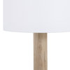 Modern Raw Oak Table Lamp