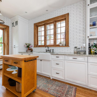 75+ Landhausstil Küchen mit Granit-Arbeitsplatte Ideen & Bilder - Juli