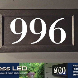 Address LED - illuminated house numbers - House Numbers