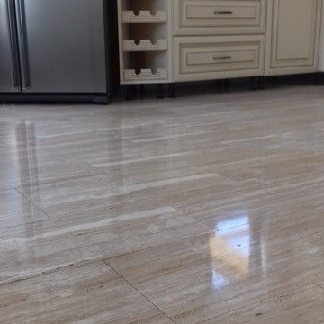 Travertino 60x30 pulido poro tapado transparente