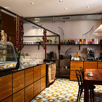 Kitchen Floors with Karoistanbul Cement Tiles