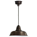 Cocoweb - 10" Farmhouse LED Pendant Light, Mahogany Bronze - Rustic Style with a Modern Twist