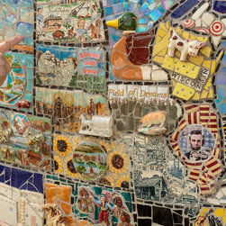 Great Wall of China: detail by Ramona Otto - Mixed Media Art