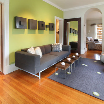 Suburban Zen Living Room