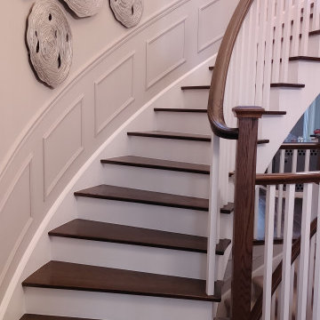 Old English Ln. Staircase Refinishing