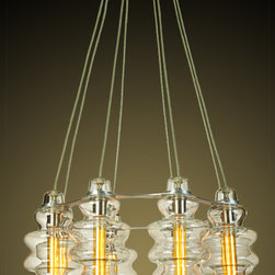 Trans_link Modular Chandelier - Chandeliers
