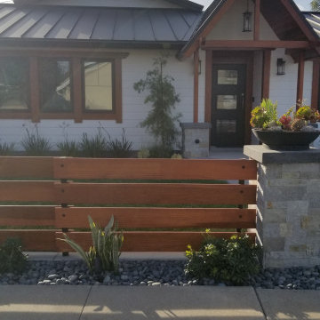 Matte Black Metal Roofing: Modern Craftsman Home