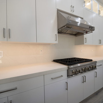 Updated kitchen cabinetry with cleaner storage and modern finishes