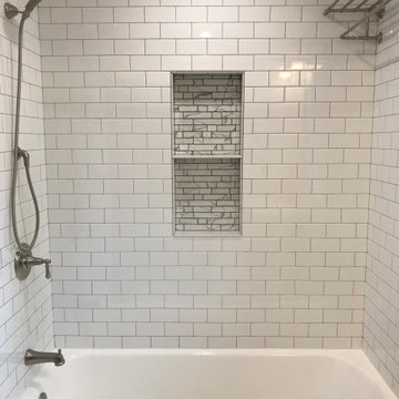 3x6'' subway tile shower