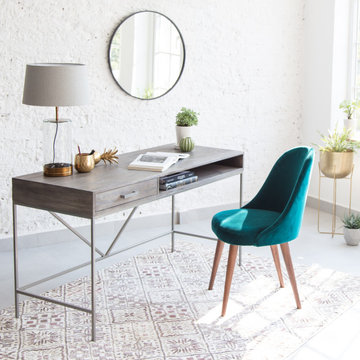 Bilbao Work Desk - Grey
